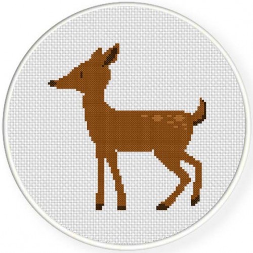 Fawn cross stitch nwcvq  daily cross stitch Fawn cross stitch nwcvq  daily cross stitch