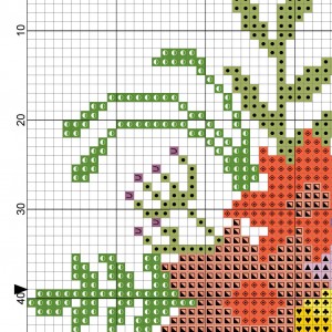 Flower Bouquet Cross Stitch Pattern Daily Cross Stitch