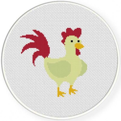 Rooster Cross Stitch Pattern – Daily Cross Stitch