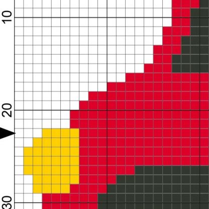 Car 3 free and easy printable cross stitch pattern