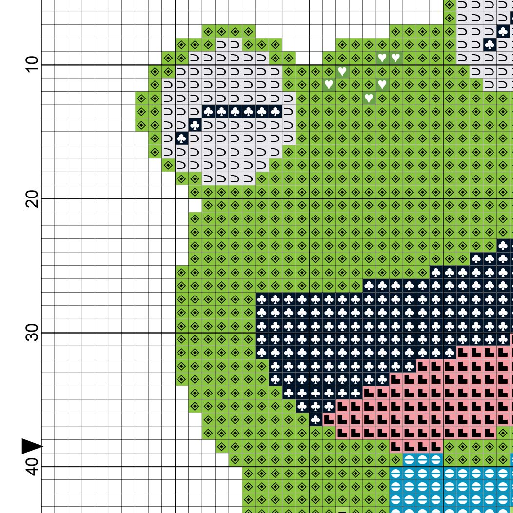 Frog Singing Cross Stitch Pattern – Daily Cross Stitch