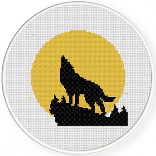 The Wolf Cross Stitch Pattern Daily Cross Stitch