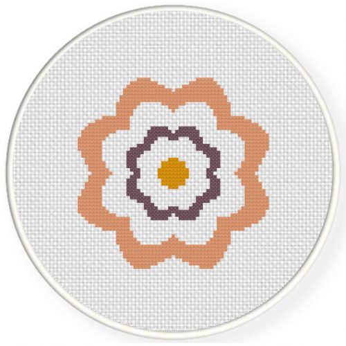 1 Simple Flower Cross Stitch Pattern – Daily Cross Stitch