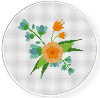 Elegant Flower 2 Cross Stitch Pattern