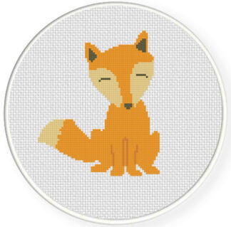 Red Fox Cross Stitch Pattern