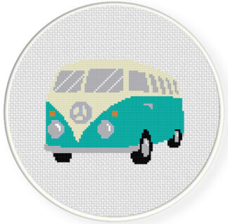 Classic Bus Cross Stitch Pattern