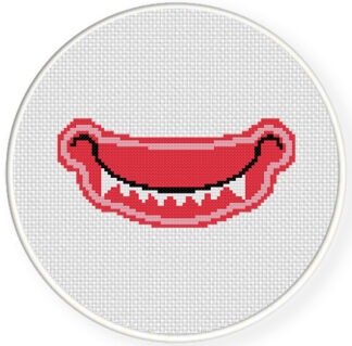 Monster Mouth 1 Cross Stitch Pattern