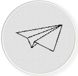 Paper Plane 2 Cross Stitch Pattern