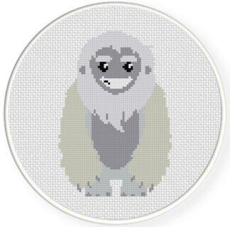 Yeti Cross Stitch Pattern