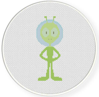 Alien Cross Stitch Pattern