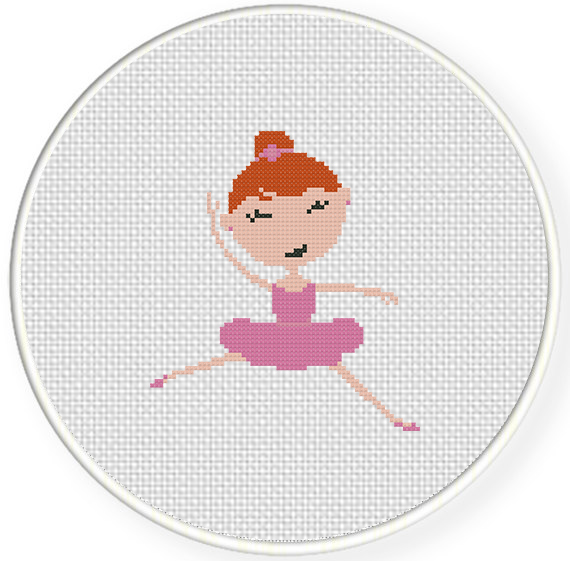 Ballerina 3 Cross Stitch Pattern Daily Cross Stitch