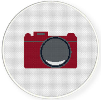 Charts Club Members Only: Camera 3 Cross Stitch Pattern