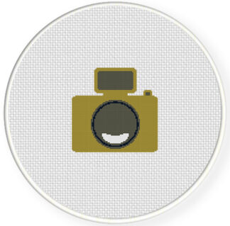 Camera with Flash Cross Stitch Pattern