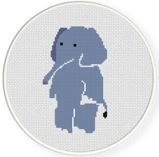 Elephant Cross Stitch Pattern