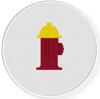 Fire Hydrant Cross Stitch Pattern
