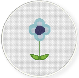 Flower 4 Cross Stitch Pattern