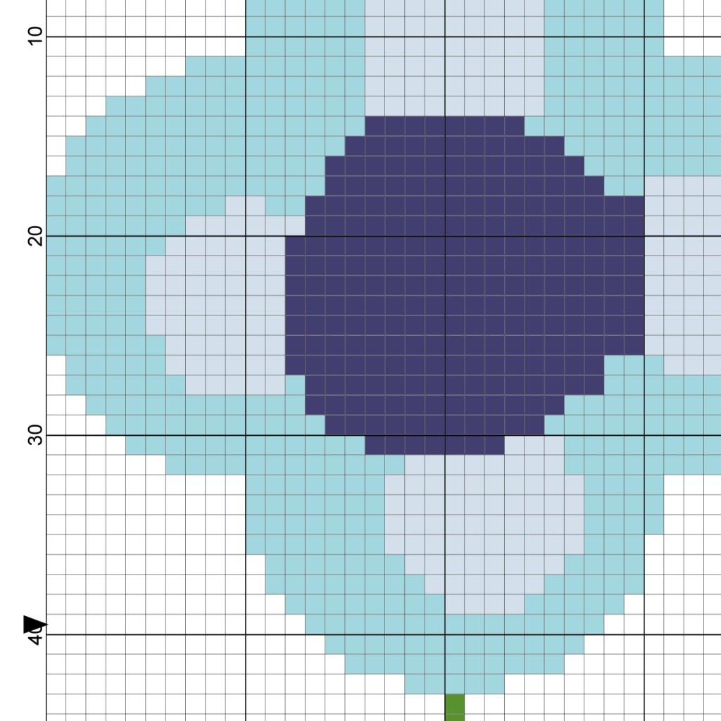 Flower 4 Cross Stitch Pattern – Daily Cross Stitch