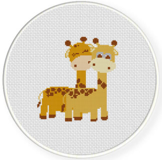 Giraffe Pair Cross Stitch Pattern