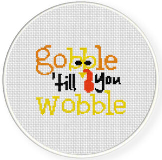Charts Club Members Only: Gooble Till You Wobble Cross Stitch Pattern
