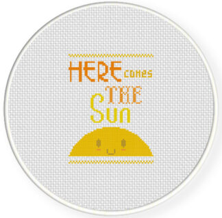 Here comes the sun Cross Stitch Pattern