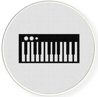 Charts Club Members Only: Keyboard Cross Stitch Pattern