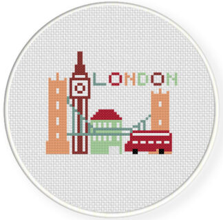 London Cross Stitch Pattern