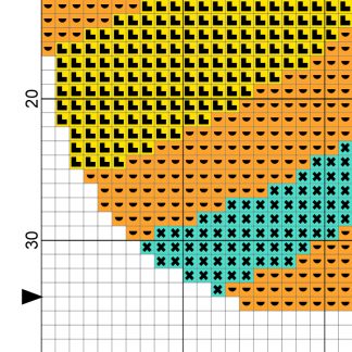 Maracas Cross Stitch Pattern – Daily Cross Stitch