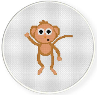 Monkey Cross Stitch Pattern