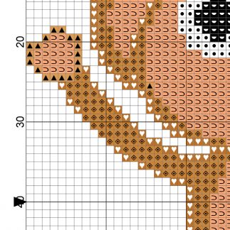 Monkey Cross Stitch Pattern – Daily Cross Stitch