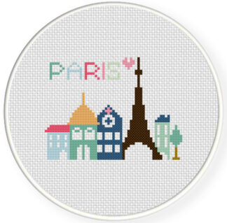 Paris Cross Stitch Pattern