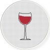 Glass Of Wine Cross Stitch Pattern – Daily Cross Stitch