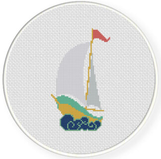 Sailboat Cross Stitch Pattern