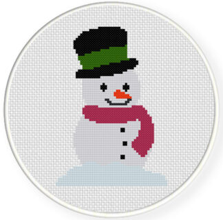 Charts Club Members Only: Snowman Cross Stitch Pattern