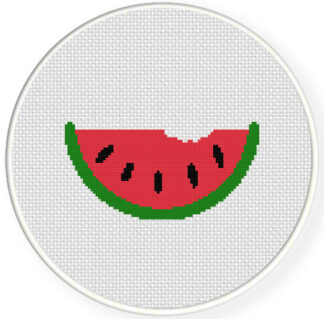 Charts Club Members Only: Watermelon Cross Stitch Pattern