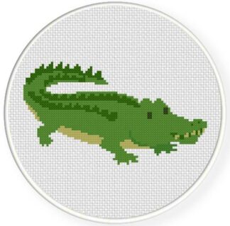 Alligator Cross Stitch Pattern