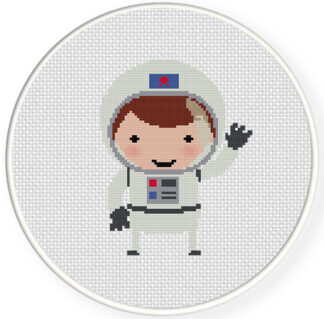 Charts Club Members Only: Astronaut Cross Stitch Pattern