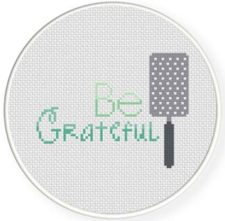 Be Grateful Cross Stitch Pattern