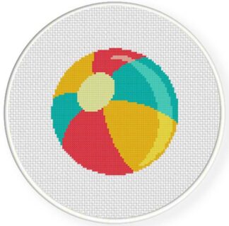 Charts Club Members Only: Beach Ball Cross Stitch Pattern