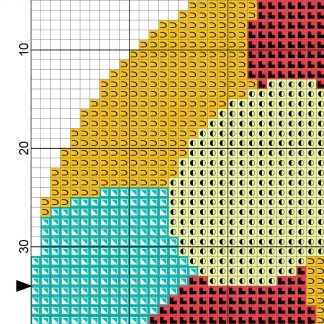 Charts Club Members Only: Beach Ball Cross Stitch Pattern – Daily Cross ...