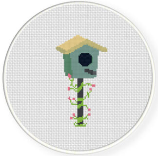 Bird House Cross Stitch Pattern