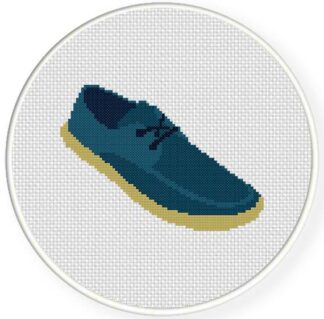 Boat Shoe Cross Stitch Pattern