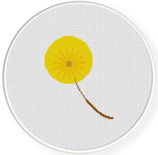 Dandelions Yellow Cross Stitch Pattern