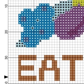 Eat Well Feel Well Cross Stitch Pattern – Daily Cross Stitch