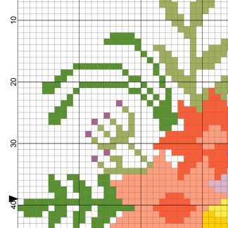 Flower Bouquet Cross Stitch Pattern – Daily Cross Stitch