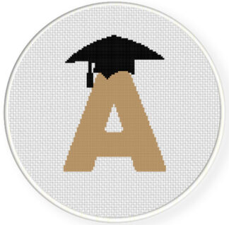Grad Cap Cross Stitch Pattern