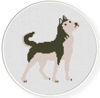 Husky Dog Cross Stitch Pattern