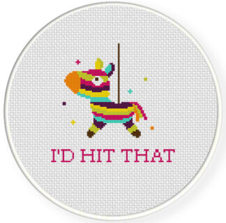I'd Hit That Cross Stitch Pattern