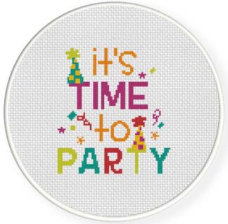 Charts Club Members Only: Its Time to Party Cross Stitch Pattern