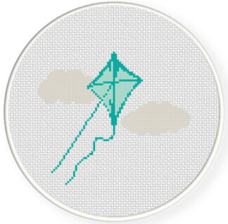 Charts Club Members Only: Kite Cross Stitch Pattern