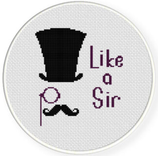 Charts Club Members Only: Like a Sir Cross Stitch Pattern
